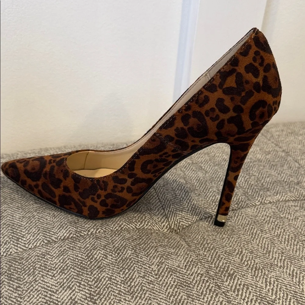 Kardashian Kollection leopard print stiletto heels